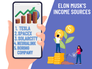 Elon Musk's income sources