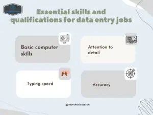 Essential skills and qualifications for data entry jobs